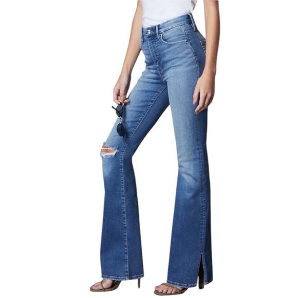 Good American Good Flare with Split Hem - Picture 1 of 4